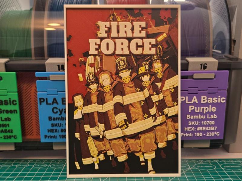 Fire Force Poster - Hueforge Art