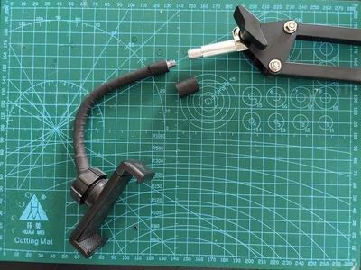 Microphone 3/8 to 1/4 inch female-female adapter
