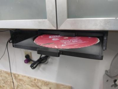 7-1/4 Saw Blade Cabinet, Expanable