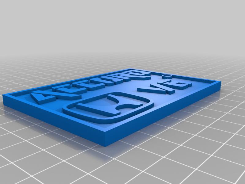 Honda Accord Keychain (V6 Edition)