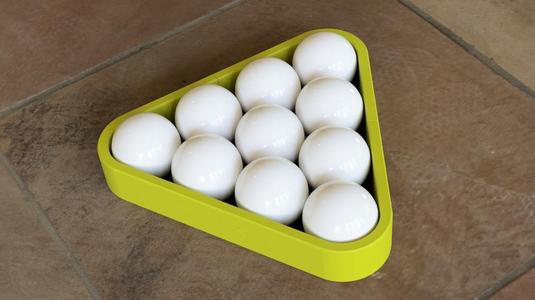 10-Ball Billiards Rack, 47mm