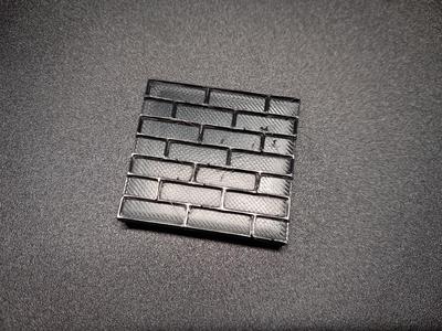 Brick wall texture tool for modeling (clay, etc.)