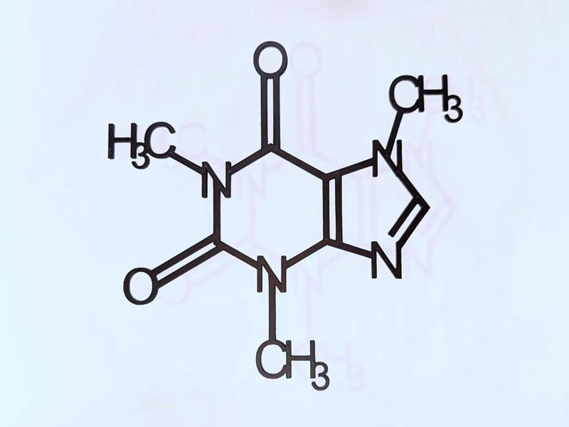 Caffeine Molecule - Wall Decoration