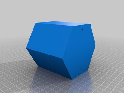 Honeycomb Headset Holder With Horizontal Divider W/ 2 Screw Holes