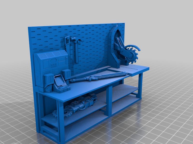 40k Necromunda Warhammer Workbench Set
