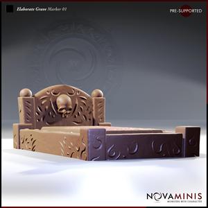 Elaborate Grave Marker 01