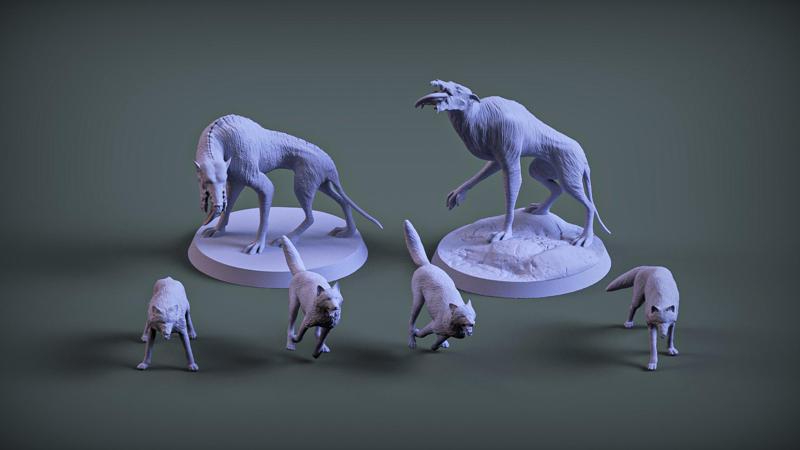 wolf & dogs & monsters