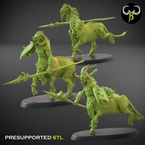 Horned Riders Lance SetB