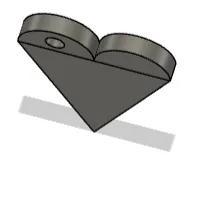 Valentines Heart Keychain   