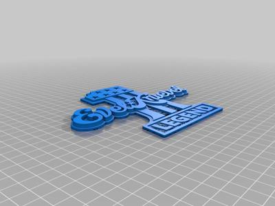 Evel Knievel 3D Logo
