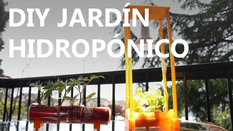 Jardin hidroponico por menos de 7 USD