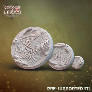 Jungle bases (3 sizes)