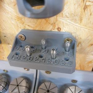 Dremel collet set wall mounted bracket