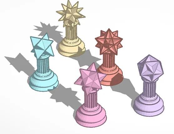 Star Chess pieces   