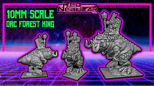 Orc Forest King (10mm scale)