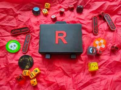 Team Rocket`s Briefcase Dice and tokens organizer