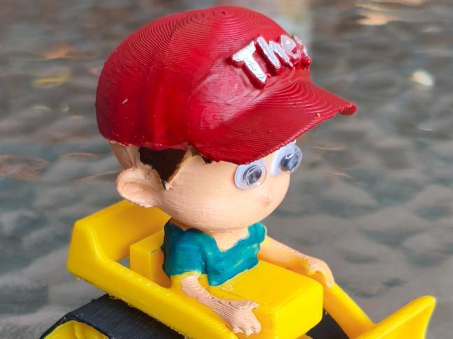 Construction Worker Excavator Driver