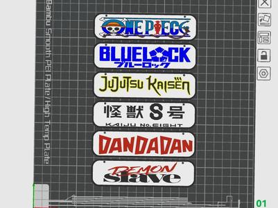Signs for Manga Wall Shelf - Manga slipcase