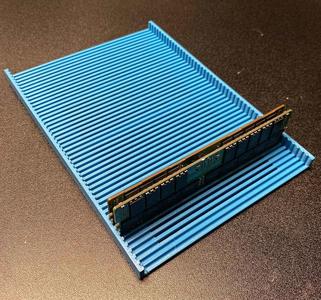 very simple 48 slot DDR RAM DIMM storage