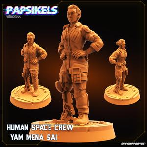 HUMAN SPACE CREW YAM MENA SAI