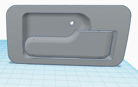 Door handle (inner) Honda Accord IV 1989-1993 (CB-3, CB-7)