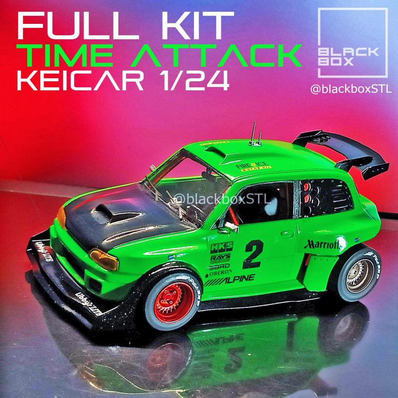 Time Attack Keicar FULL MODELKIT 1/24
