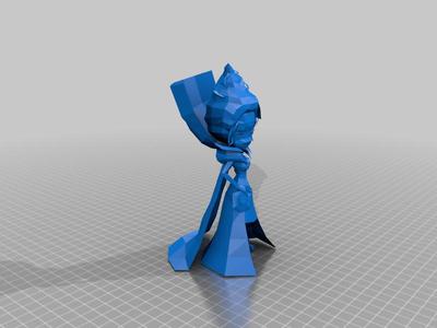 Summoner war water polar queen model obj