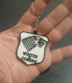 Stark sigil keychain