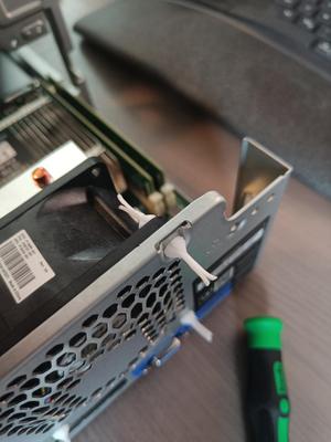 Fan rubber screw replacement
