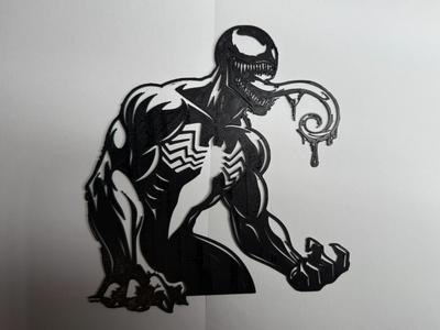 Venom silhouette (wall art)