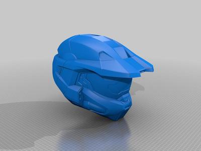 Halo Infinite Master Cheif Helmet(Filled)