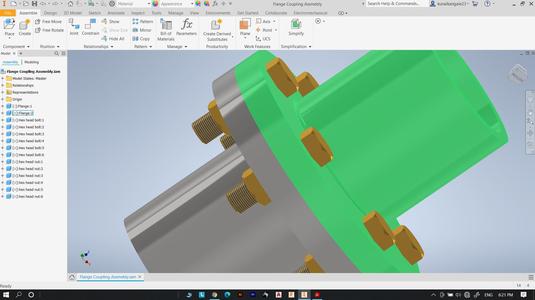 Flange Coupling Assmebly