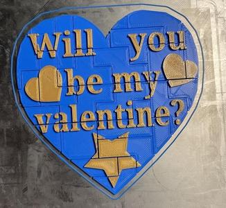 Valentine heart puzzle
