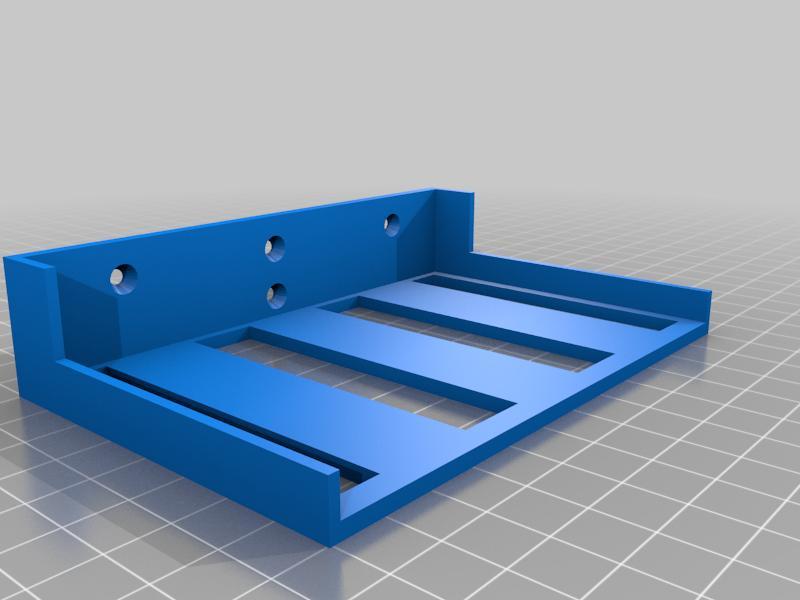 Small wall mounted ventilated shelf 12X8cm