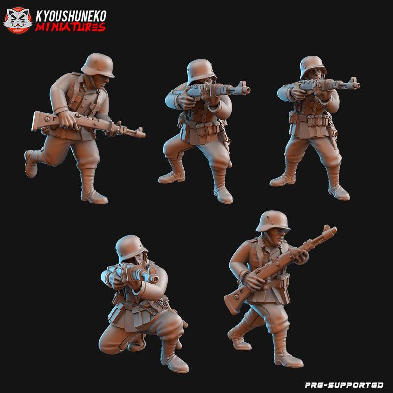 German Riflemen ww2