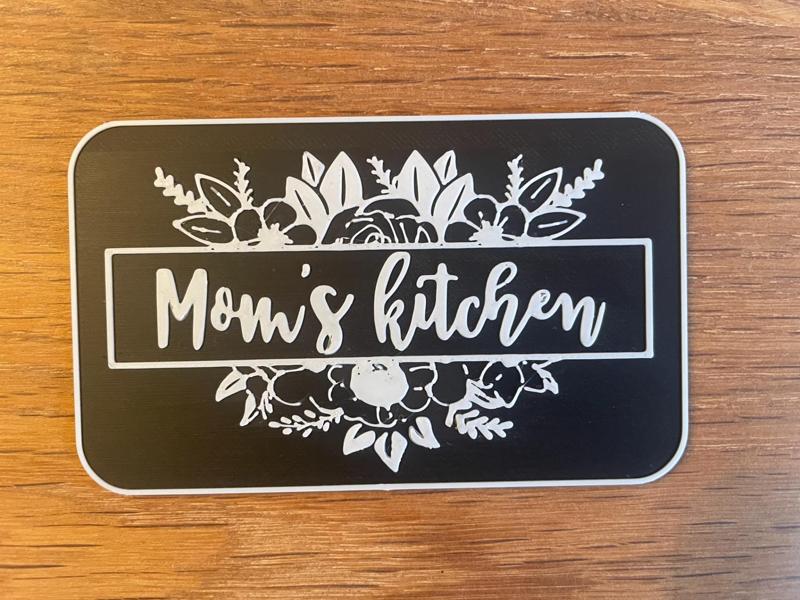 Mom's Kitchen Sign / Decoration / Wall Art
