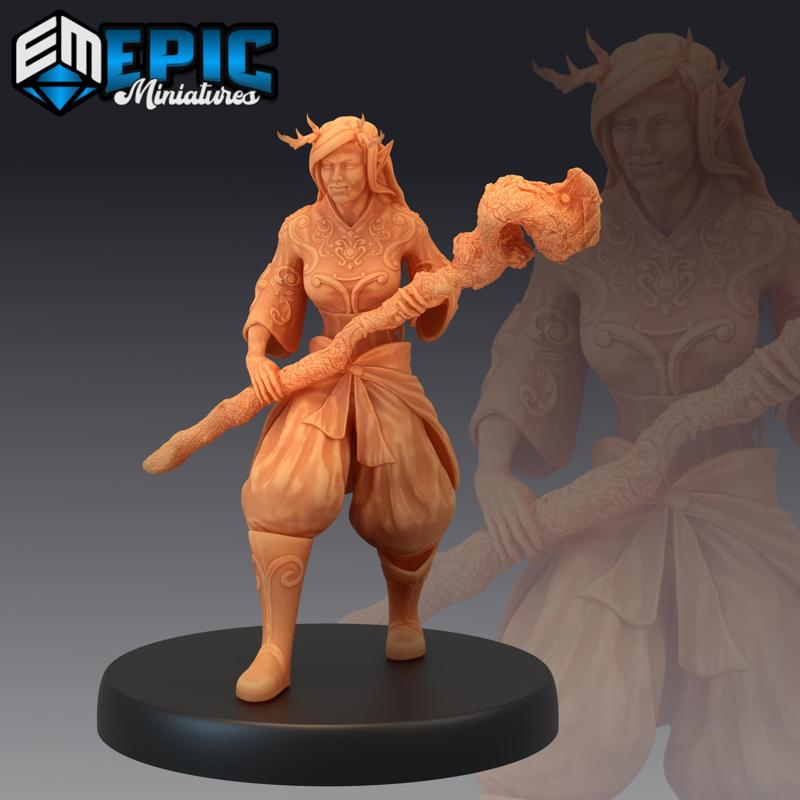 Forest Druid / Female Nature Leader / Woodland Guardian