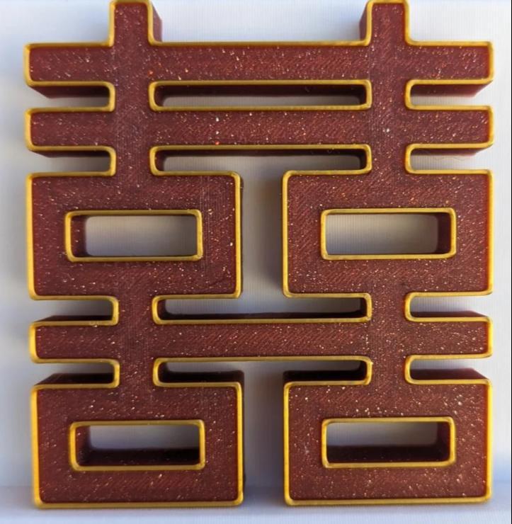 Double happiness, wedding character, shuangxi