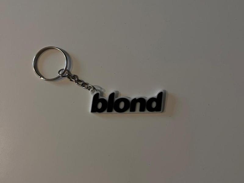 Blond Frank Ocean album keychain