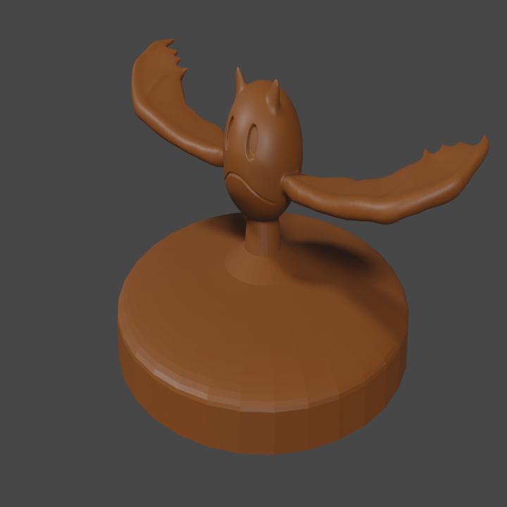 Naruto Inspired, Deidara Clay bat tabletop miniature