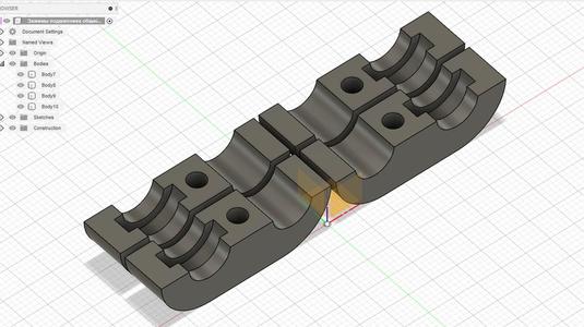 Clamp bearing screw axis Z - JGAurora A5S.
