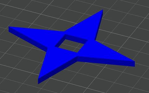 Ninja Star 10 minute print!!!!!!!   