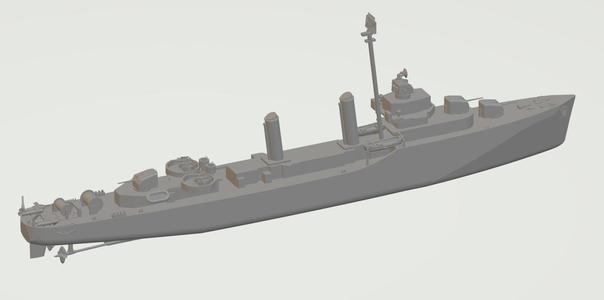 1/350 Scale USS USS Davison DMS-37.stl