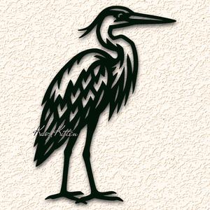 egret heron bird 4 wall art home decor