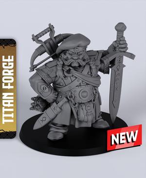 Dwarf Highlander - With Free Dragon Warhammer - 5e DnD Inspired for RPG and Wargamers