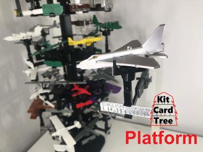 Kit Card Tree platform for the English Electric Lightning by Nakozen