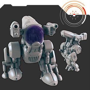 Sci-fi Vehicles: AHAB Heavy Walker [Support-free]