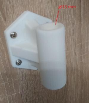 Wall mount for desk lamp