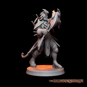 Valrath Fire Knight - Crimson Scales Gloomhaven Fanmade Expansion