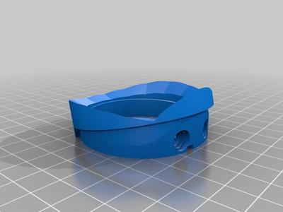 Back fan insert for halo helmet (Adult size)